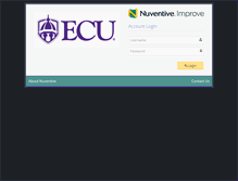 Tablet Screenshot of ecu.tracdat.com
